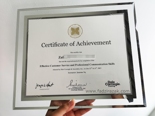 Zul Pergi Kursus Communication Skill