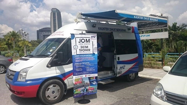 Kaunter Zakat Van Bergerak