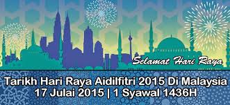 Pengumuman Hari Raya Puasa 2015