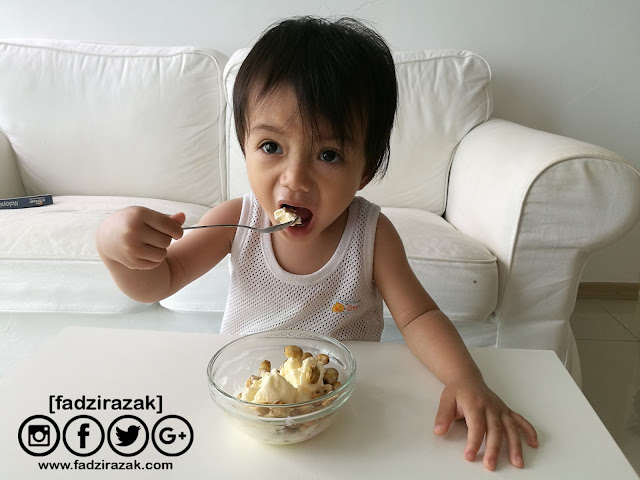 Resepi Snek Mudah Untuk kanak-kanak - Frutzee Grape Ice Cream 