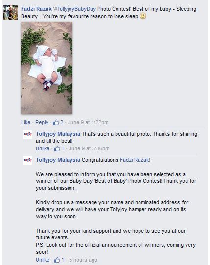 Baby Contest Tollyjoy