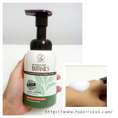 Mentholatum Botanics Foam Wash 160ml