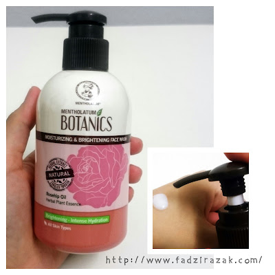 Mentholatum Botanics Pump Face Wash