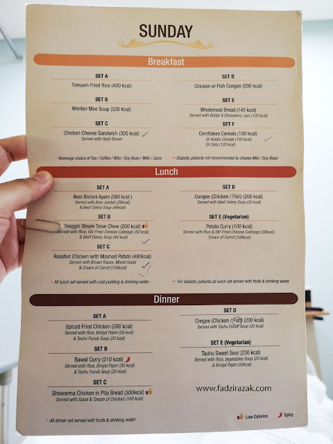 Menu Avisena Specialist Hospital