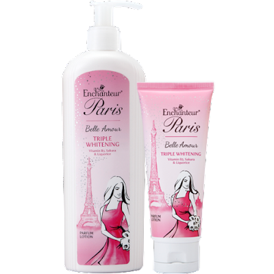 Enchanteur Paris Belle Amour Triple Whitening Parfum Lotion 
