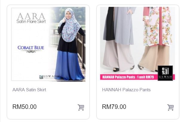 Borong Tudung Dan Shawl Labuh Di Uswah Islamic Clothing