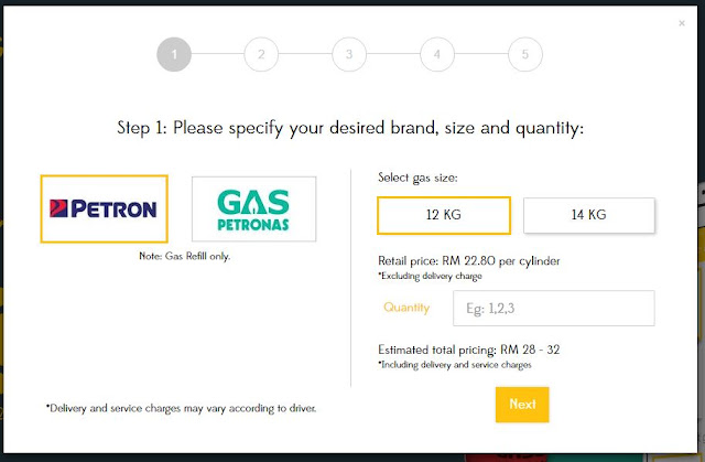 Beli gas memasak