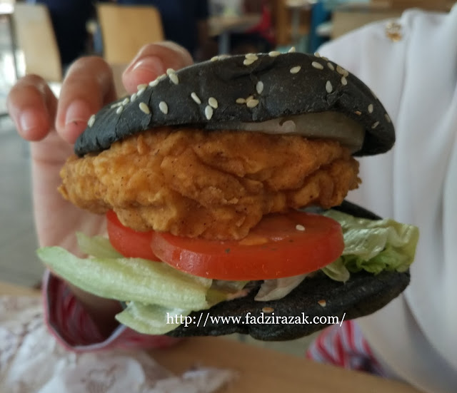 A&W Aloha Chicken Burger Combo