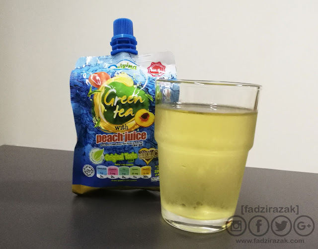 Green Tea With Peach Juice